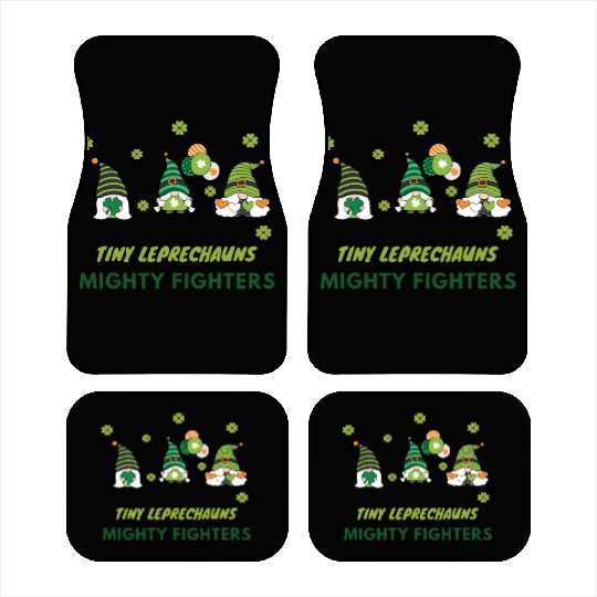 Cute NICU St. Patrick's design Car Mats