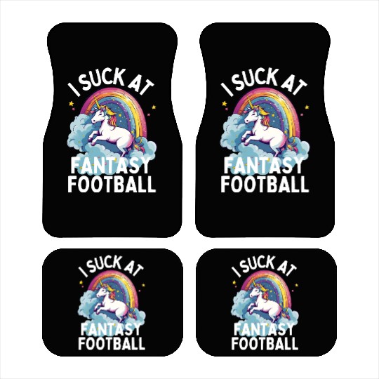 I Suck at Fantasy Football Car Mats