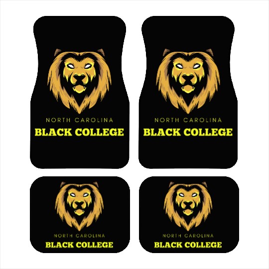 North Carolina Lions Black College ( Team Edition) Car Mats