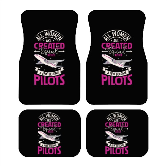 Pilot Aviation Airplane Airline Future Pilots Car Mats