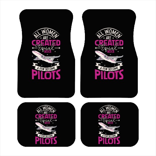 Pilot Aviation Airplane Airline Future Pilots Car Mats