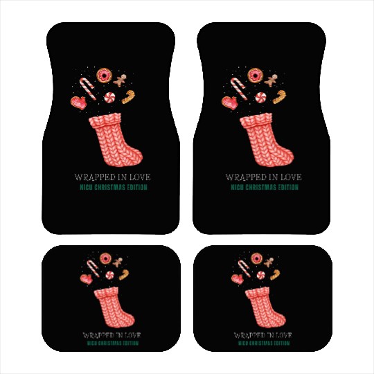NICU Christmas design | Wrapped in Love Car Mats