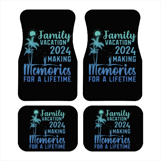 Family Vacation Making Memories Lifetime Car Mats