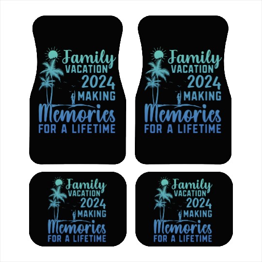 Family Vacation Making Memories Lifetime Car Mats