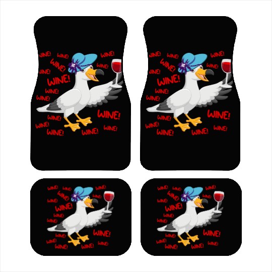 Seagull Car Mats Wine Lover North German Seagulls
