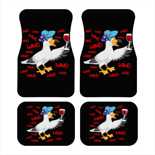 Seagull Car Mats Wine Lover North German Seagulls