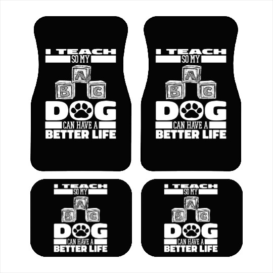 Daycare Teacher Dog Car Mats