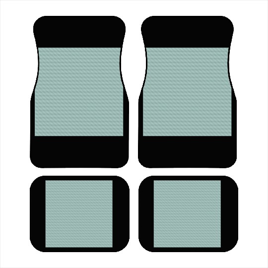 Teal Minimal Texture Car Mats