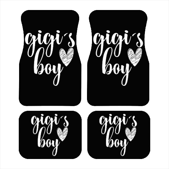 Funny Matching Gigi Boy for Grandma Whit Boy Car Mats
