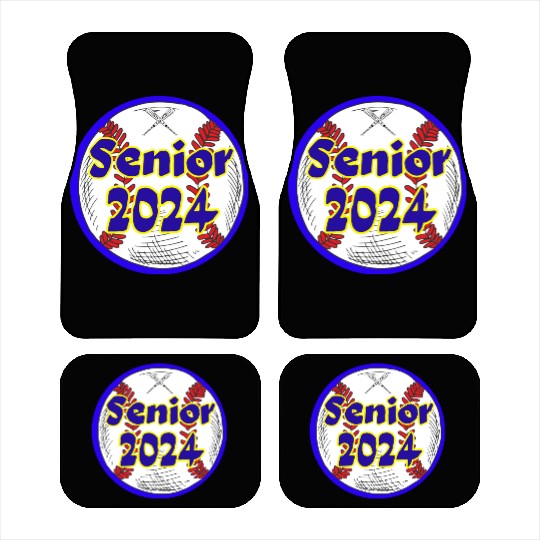 Baseball Senior Class of 2024 Car Mats