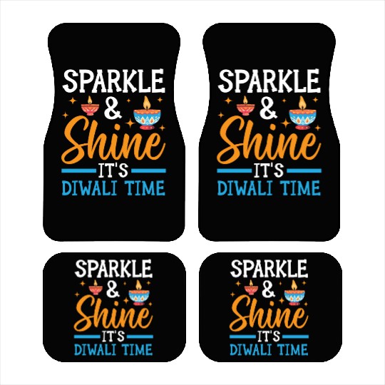 Happy Diwali Diwali Festival Indian Hindu Hinduism Car Mats