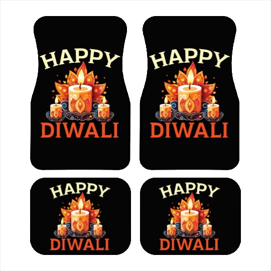 Happy Diwali Diwali Festival Indian Hindu Hinduism Car Mats