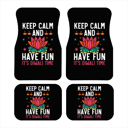 Happy Diwali Diwali Festival Indian Hindu Hinduism Car Mats