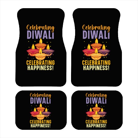 Happy Diwali Diwali Festival Indian Hindu Hinduism Car Mats