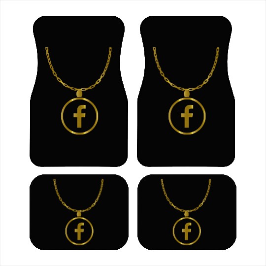 Facebook necklace Car Mats