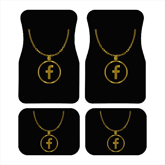 Facebook necklace Car Mats