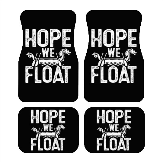 Funny Dragon Boat Racing Paddle Car Mats