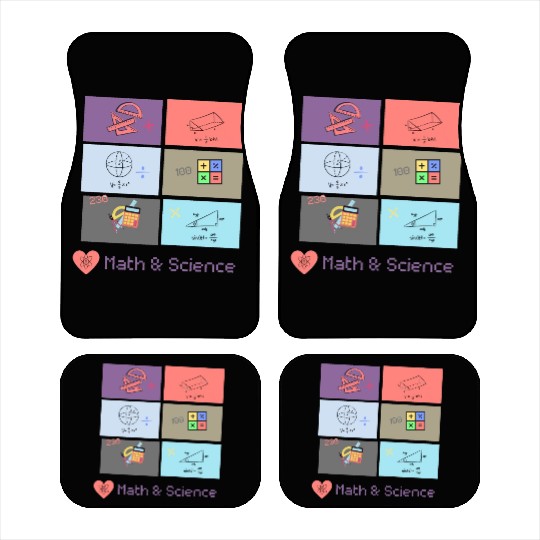 I love math and science Car Mats
