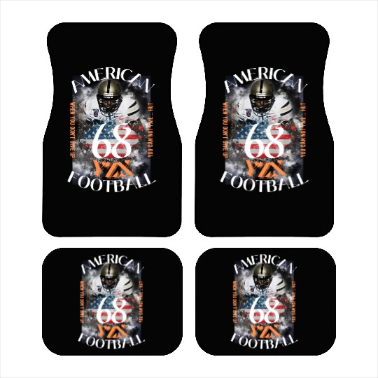 American football quaterback Car Mats