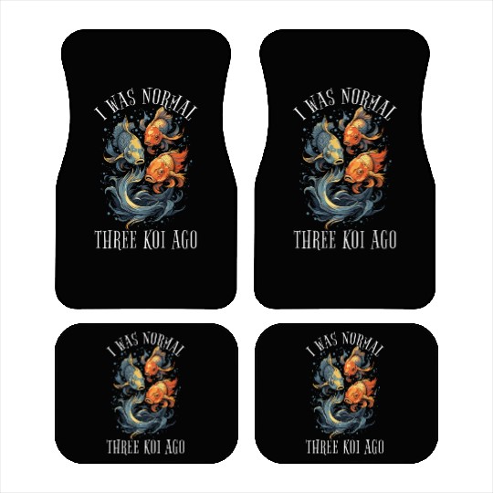 Koi Fish Koi Carp Japanese Koi Garden-Pond funny Car Mats