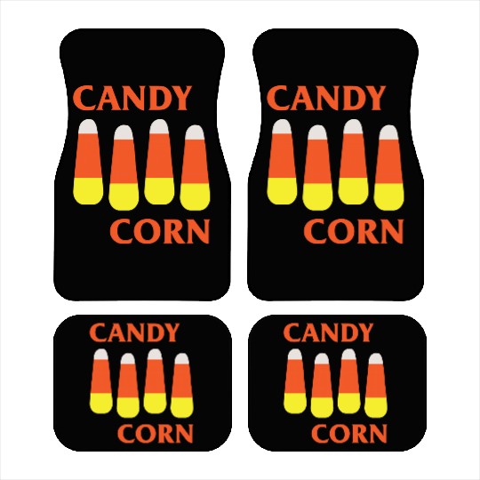 Candy Corn Punk Car Mats