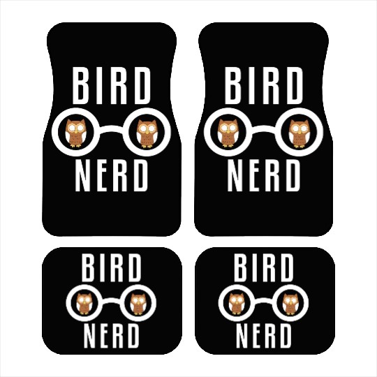 Bird Nerd Car Mats