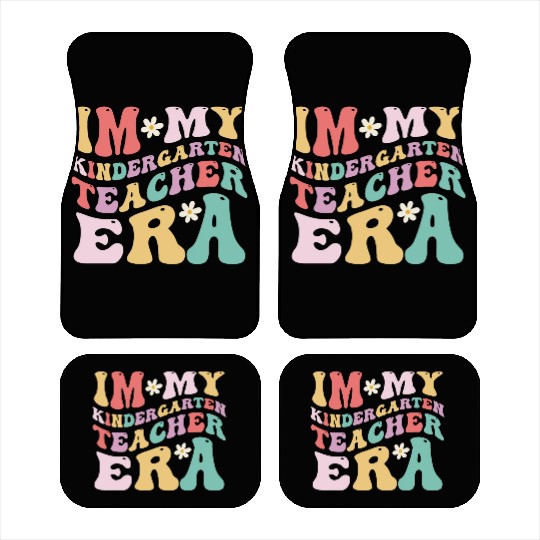 In My Kindergarten Teacher Era Fun Back To School Car Mats