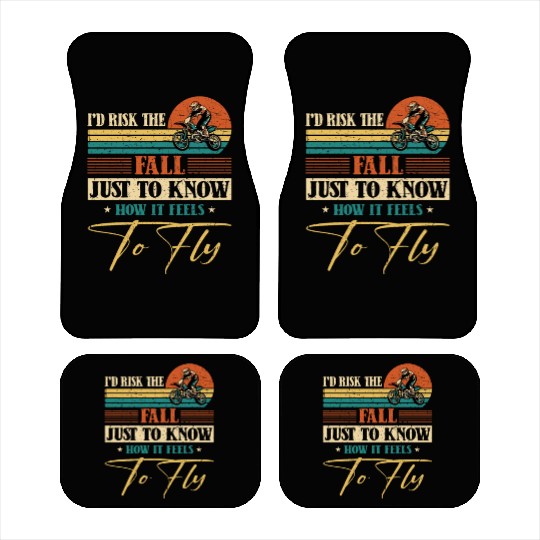 Risk Fall How Feel To Fly Motocross Supercross Car Mats