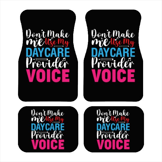 Daycare Provider Childcare Pre-k Teacher Appreciat Car Mats