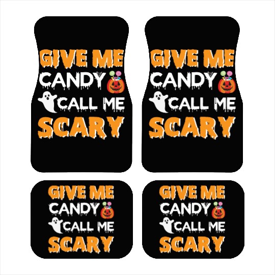 Give Me Candy Call Me Scary Car Mats