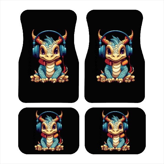 Japanese music Dragon Car Mats