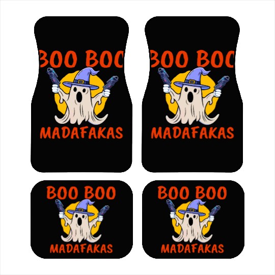 Boo Boo Madafakas , Funny Halloween Ghost Car Mats