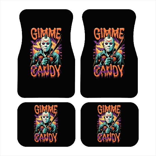 Halloween Gimme Candy Spooky Season Car Mats