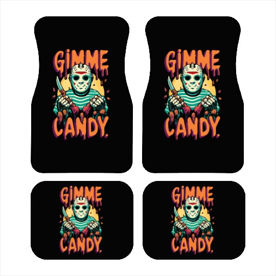 Halloween Gimme Candy Spooky Season Car Mats