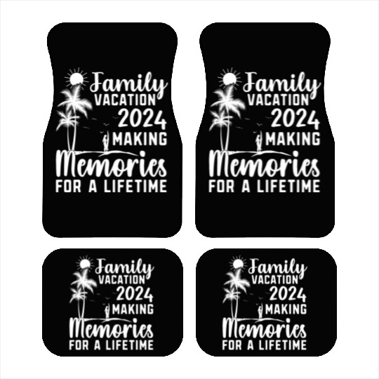 Family Vacation Making Memories Lifetime Car Mats
