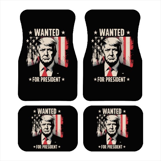 Donald Trump President Elections 2024 Retro Car Mats