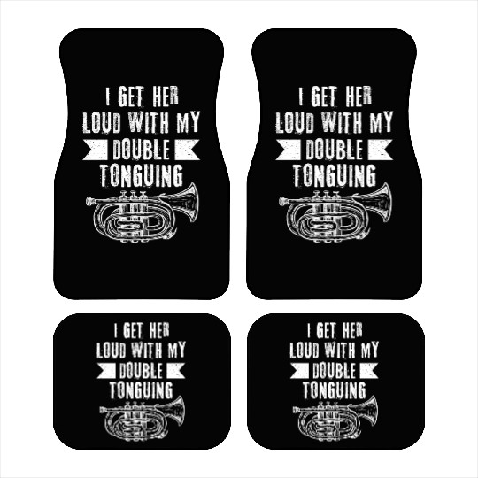 Mellophonist Musical Instrument Orchestra Car Mats