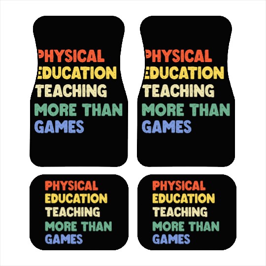 Physical Education Phys Edu Teacher Pe Car Mats