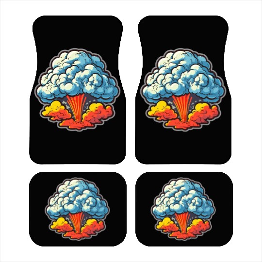 Explosion Fireworks Pyrotechnics Car Mats