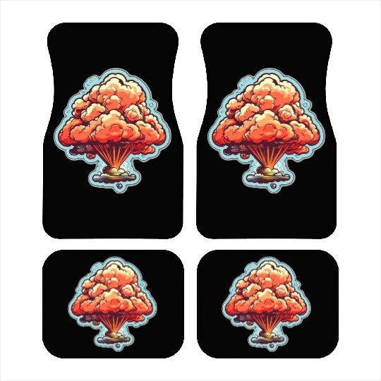 Explosion Fireworks Pyrotechnics Car Mats