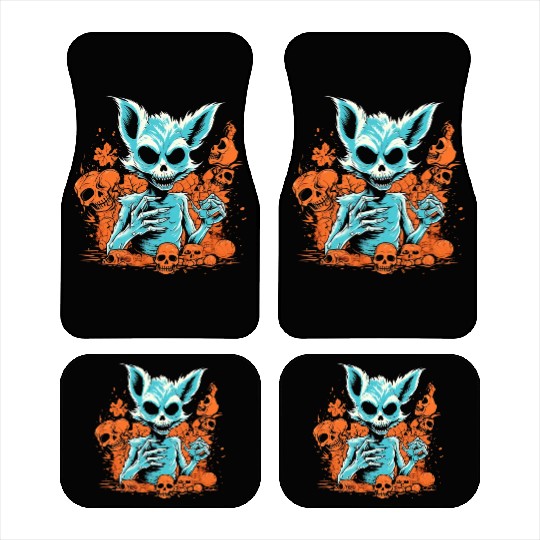 Halloween Fuchs Skeleton Car Mats