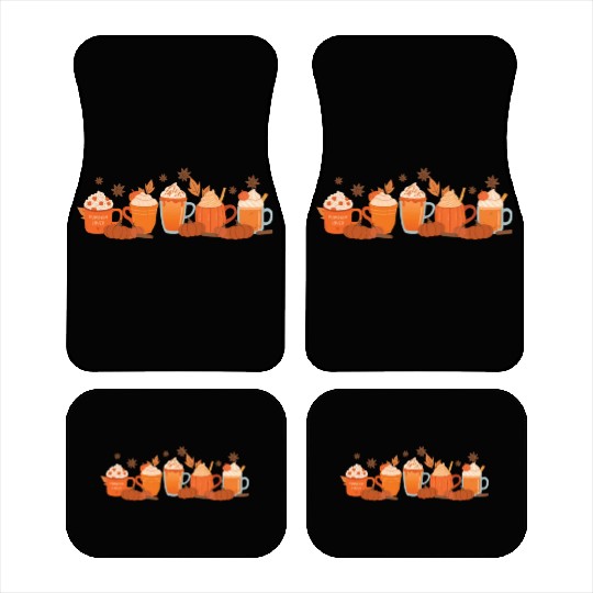 Tis The Season Pumpkin Spice Fall Autumn Season Car Mats