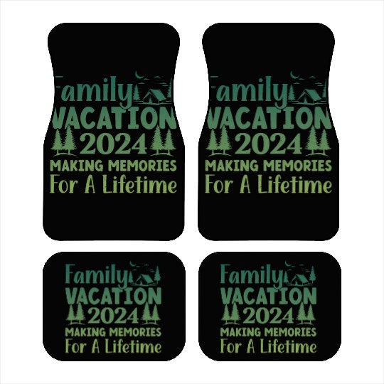 Family Vacation Making Memories Lifetime Car Mats