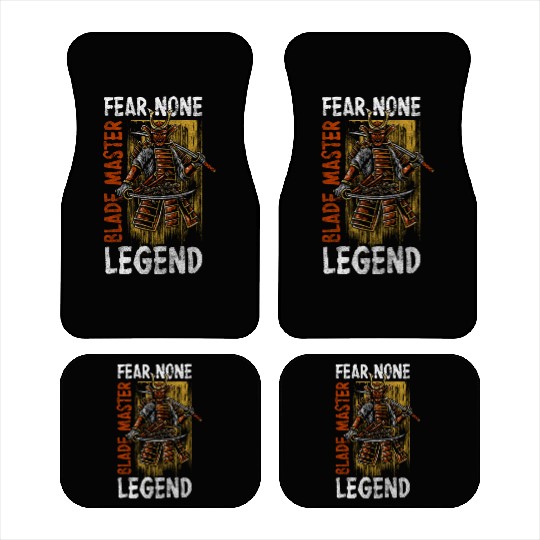 Swordsman Fighter Samurai Sabers Car Mats