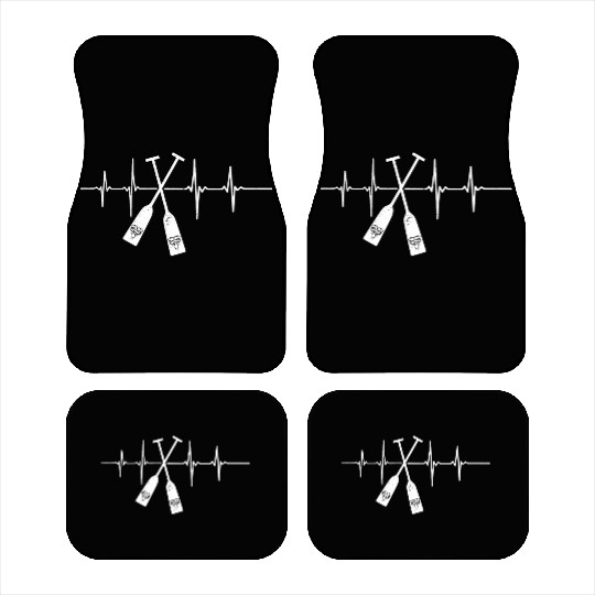 Chinese Dragon Boat Racing Paddles Heartbeat Car Mats