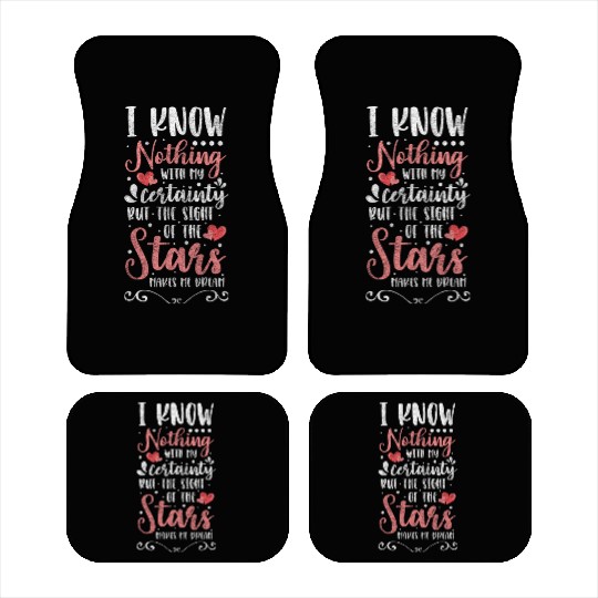 Stars Shooting Star Telescope Night Sky Car Mats