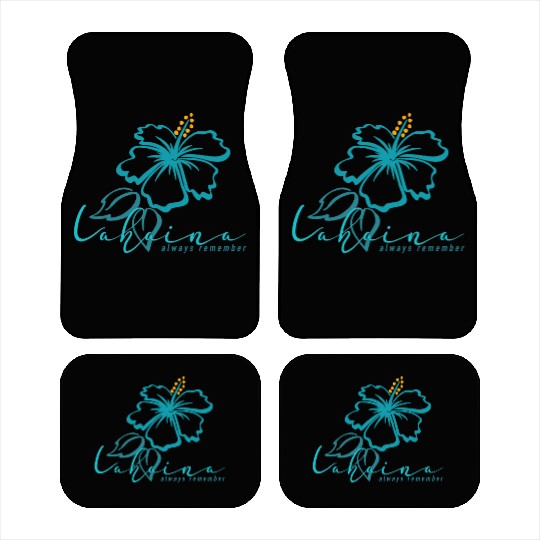 Blue Hibiscus: Lahaina - Always Remember Car Mats