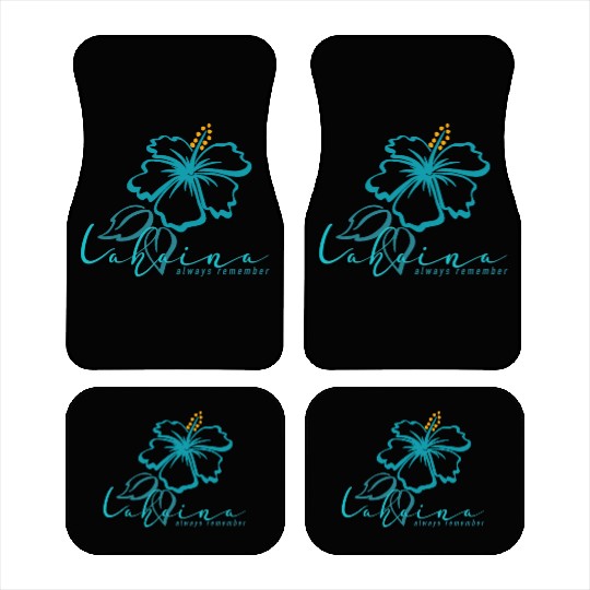 Blue Hibiscus: Lahaina - Always Remember Car Mats