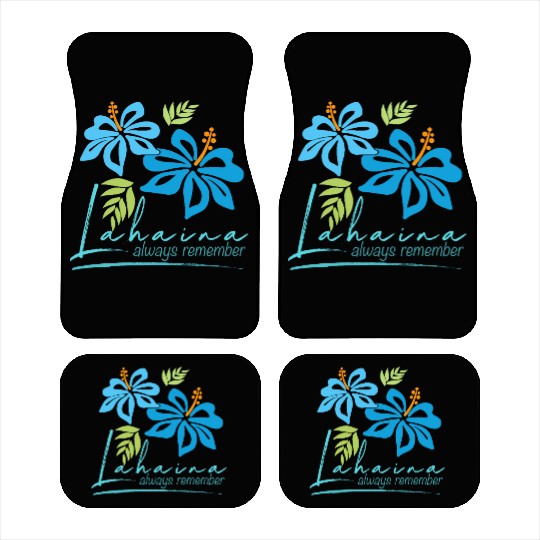 Hawaiian Hibiscus: Lahaina - Always Remember Car Mats