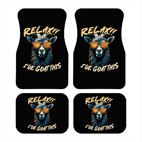 Goat Lover Kid Ranch Wool Farm Animal Farming Car Mats